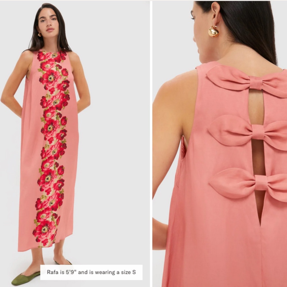 Coral Poppy Portia Dress XXS Original Price $298.00 NWT